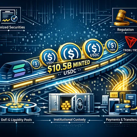 Why Solana Is Becoming the Go‑To Stablecoin Rail After $10.5B USDC Mint – cover image