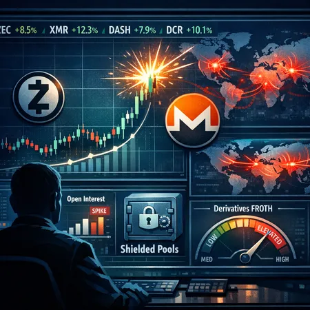 Privacy Coin Comeback: ZEC, XMR, DASH and DCR Rally After Geopolitical Shock – cover image